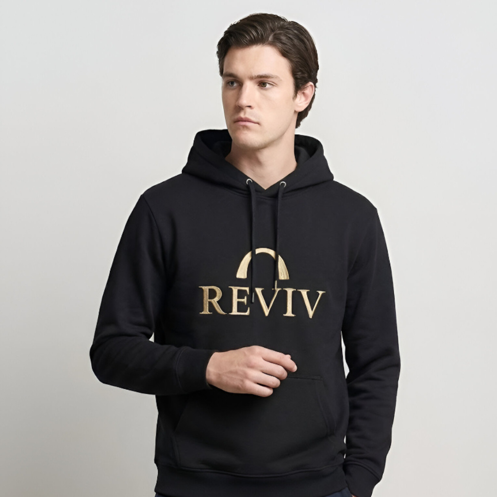 Reviv Signature Logo Hoodie, Unisex