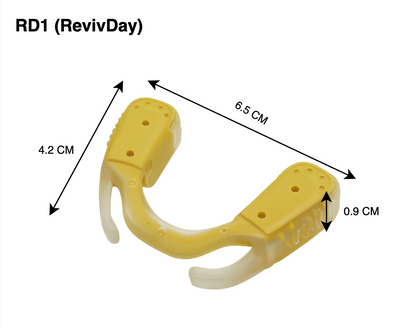 RD1 Daytime mouthguard + Repod Ultrasonic Cleaner (Bundle Deal)